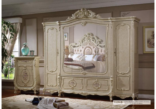 Спальня  Орнелла  Бежевый 6 дверная 5109