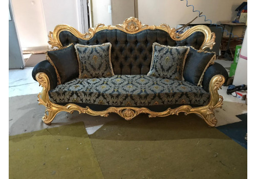 Комплект мягкой мебели ПАЙТАХТ PAYTAKHT, золото, ткань - темная