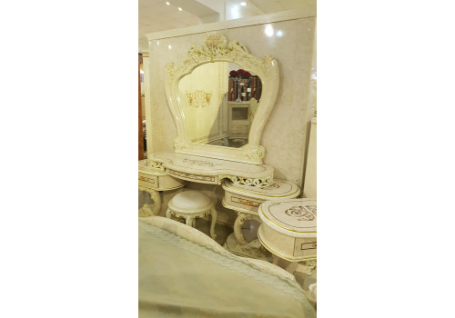 Стол туалетный С/З ПРИНЦЕССА PRINCESSA 3829, слоновая кость