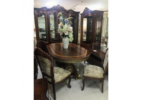 Стол  Ромео ROMEO 3288  , 200 (250), орех с золотом