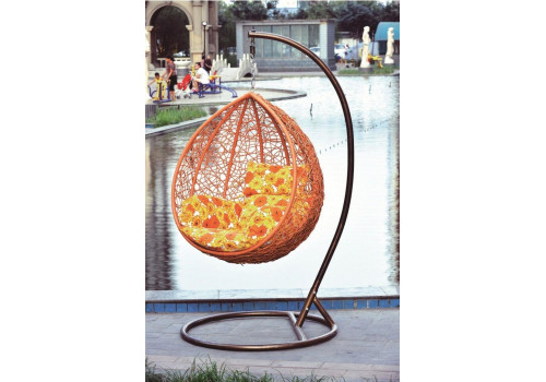 Кресло подвесное MK-3633-OR 105х120х200 см Коричневый