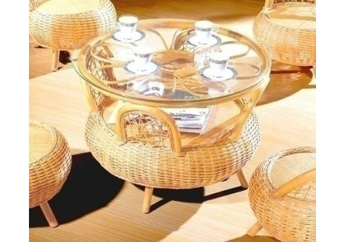 Столик чайный MK-3447 77х77х54 см Медовый