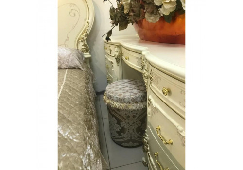 Пуф РОЯЛ ROYAL КА-05(W), слоновая кость