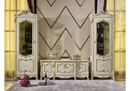 Витрина 1-дверная  Роял ROYAL KA-05 , беж