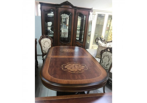 Витрина 3-дверная  Роял  ка-05(B) , ROYAL орех