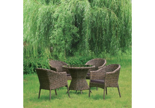 Комплект плетеной мебели RT-A52 Brown 4Pcs