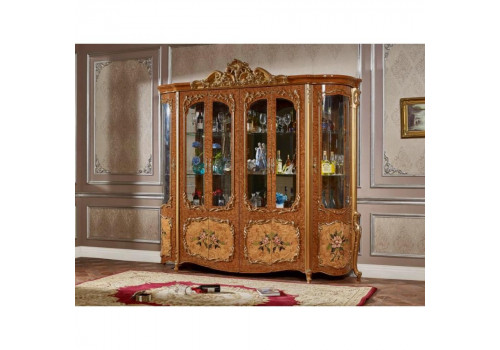 Витрина 6-дверная  Сафия SAFIA 5116 , светлый орех