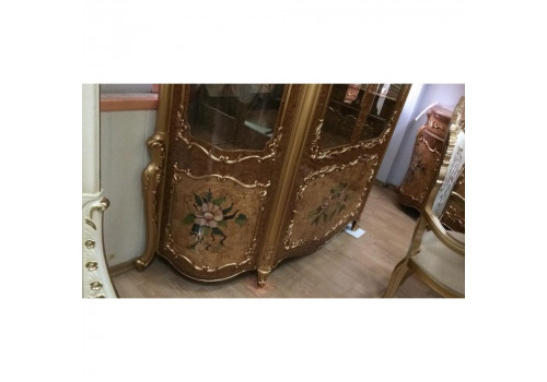 Витрина 4-дверная  Сафия SAFIA 5116 , светлый орех