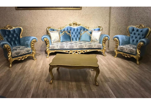 Комплект мягкой мебели САНТА SANTA, золото