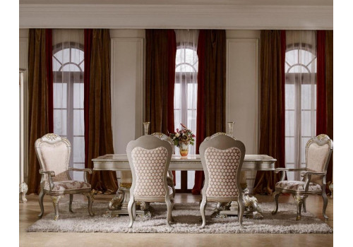 Стол обеденный Шанель 3911, слоновая кость