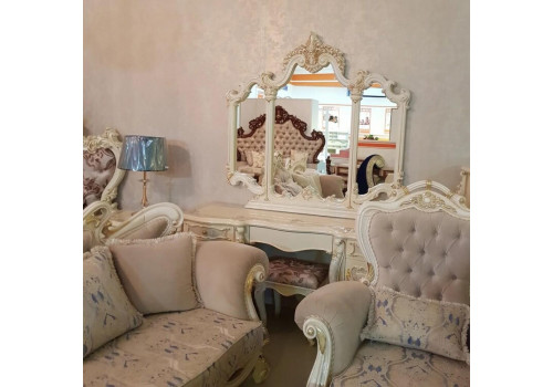 Пуф СОФИЯ SOFIA 3877, слоновая кость