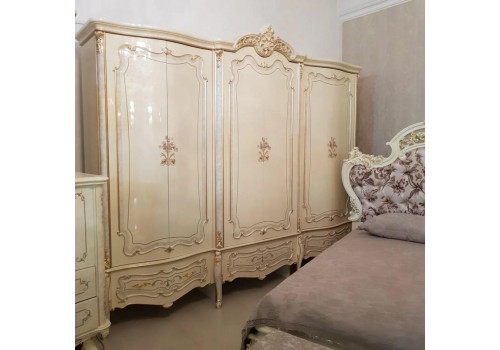 Шкаф 6-дверный СОФИЯ SOFIA 3877, слоновая кость