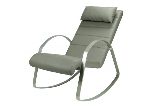 Кресло-качалка  MK-5513-GR 62х125х80 см Серый