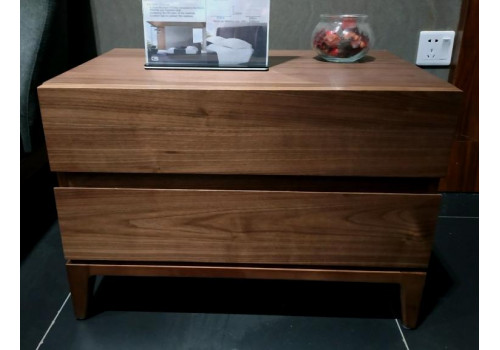 Тумба прикроватная  MK-6616-WN 59х39х41 см Грецкий орех