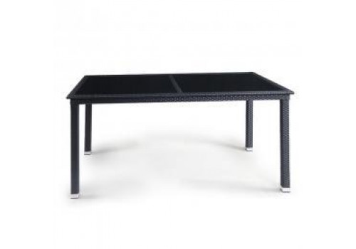 Плетеный стол T246A-W5-160x90 Black