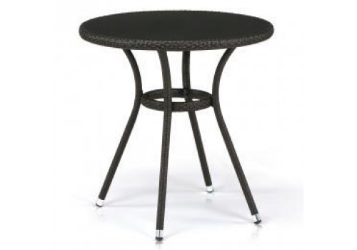 Плетеный стол T282ANS-W53-D72 Brown