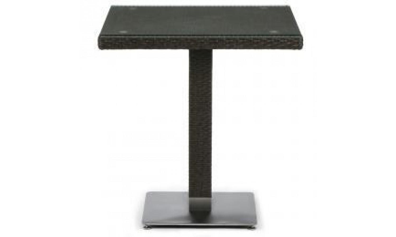 Плетеный стол T605SWT-W53-70x70 Brown