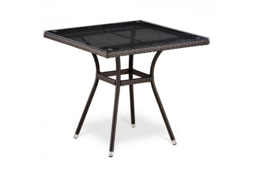 Плетеный стол T283BNT-W2390-80х80 Brown