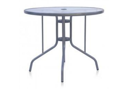 Стол D90 Silver metallic