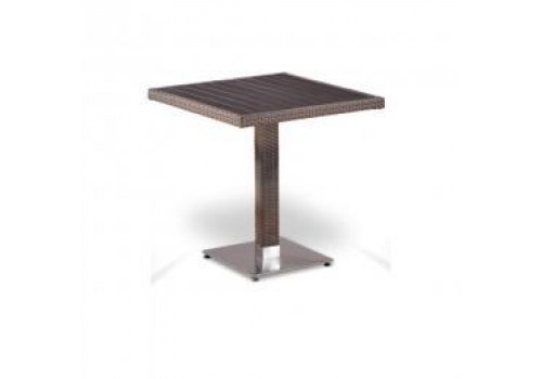 Плетеный стол T502DG-W1289-70х70 Pale