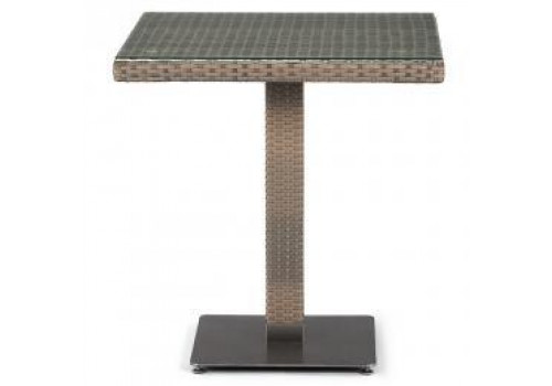 Плетеный стол T601G-W1289-70х70 Pale