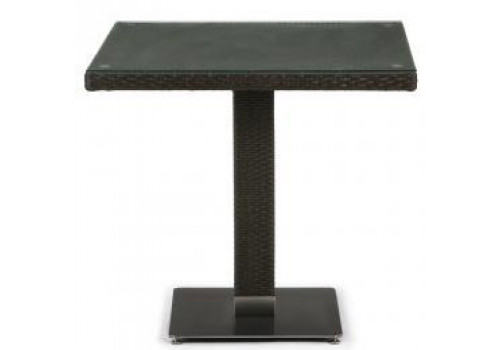 Плетеный стол T606SWT-W53-80x80 Brown
