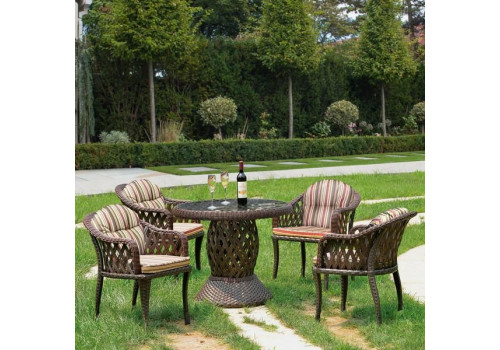 Комплект плетеной мебели RT-A92 Brown 4Pcs