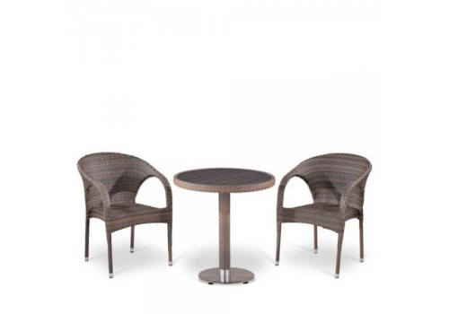 Комплект плетеной мебели T501DG/Y290BG-W1289 Pale 2Pcs