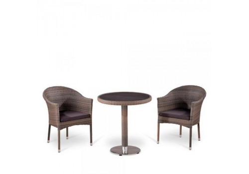 Комплект плетеной мебели T501DG/Y350G-W1289 Pale 2Pcs
