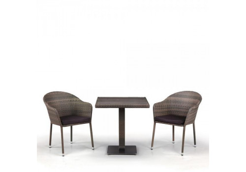 Комплект плетеной мебели T601DG/Y375G-W1289 Pale 2Pcs