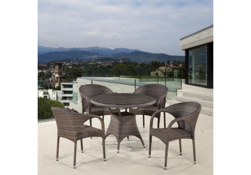 Комплект плетеной мебели T220CG/Y290BG-W1289 Pale 4Pcs