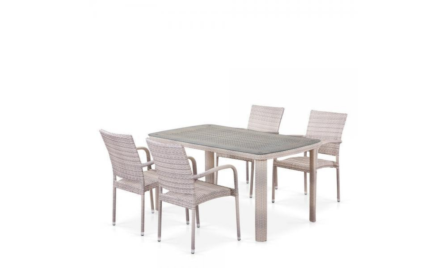 Комплект плетеной мебели T51A/Y376-W85-150x85 4Pcs