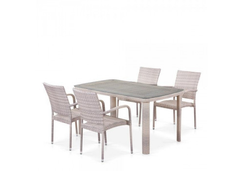 Комплект плетеной мебели T51A/Y376-W85-150x85 4Pcs