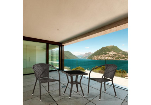 Комплект плетеной мебели T25A/Y137C-W53 Brown 2Pcs