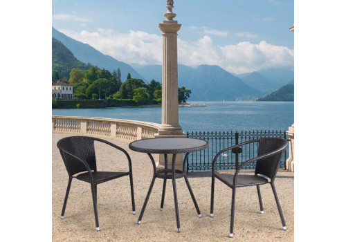 Комплект плетеной мебели T282ANS/Y137C-W53 Brown 2Pcs