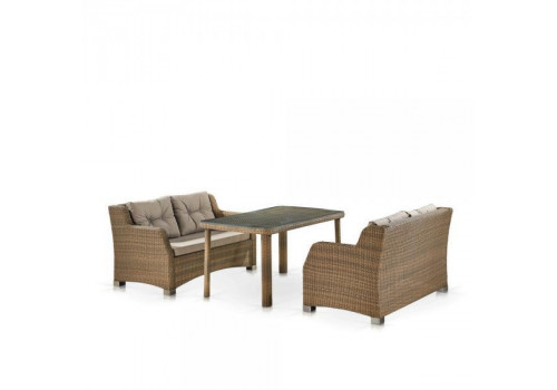 Комплект плетеной мебели T51B/S51B-W65 Light brown