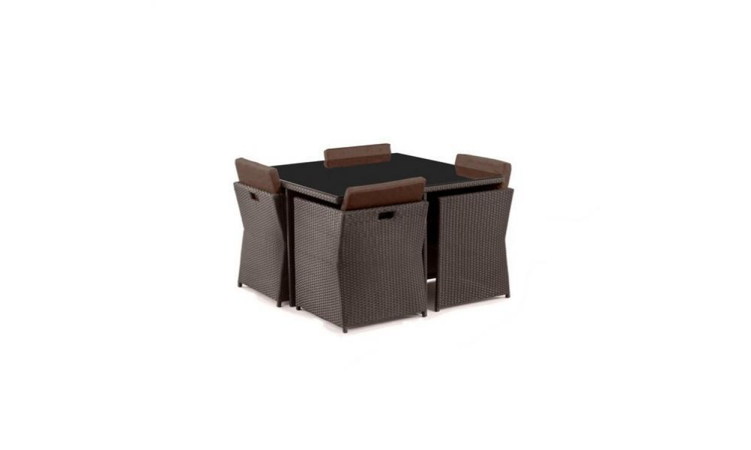 Комплект плетеной мебели T300A/Y300A-W53 Brown 4Pcs