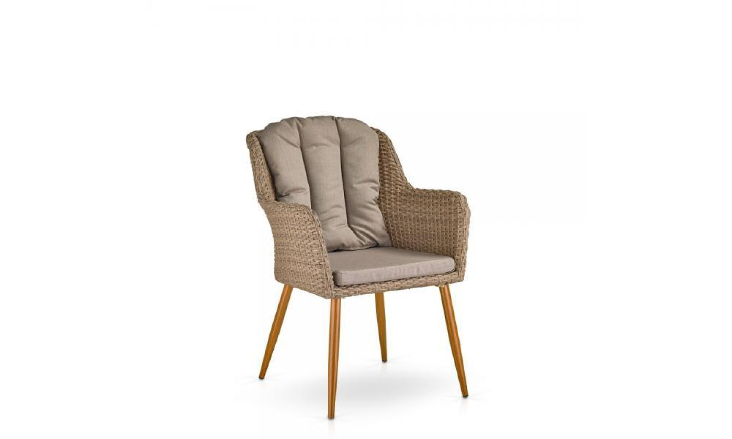 Комплект плетеной мебели T363B/Y363B-W65 Light Brown 4Pcs