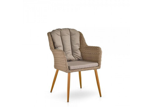 Комплект плетеной мебели T363B/Y363B-W65 Light Brown 4Pcs