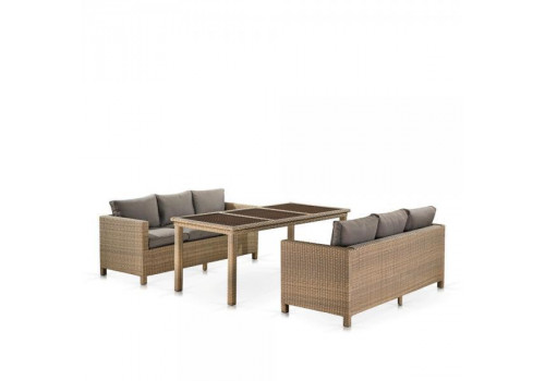 Комплект плетеной мебели T365/S65B-W65 Light Brown