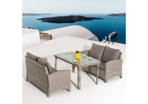 Комплект плетеной мебели T51A/S58B-W85 Latte