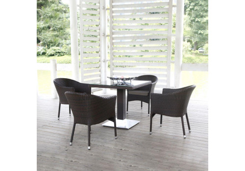 Комплект плетеной мебели T503SG/Y350G-W1289 Pale 4Pcs