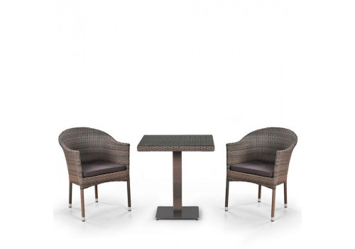 Комплект плетеной мебели T601DG/Y350G-W1289 Pale 2Pcs