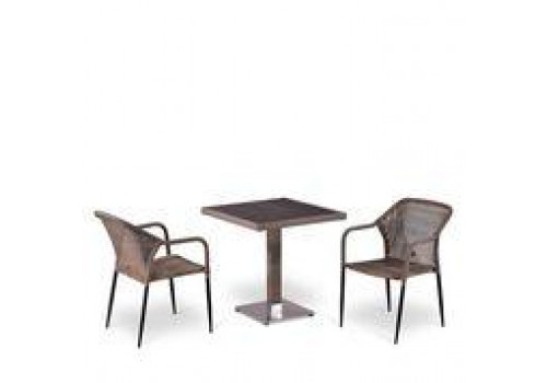 Комплект плетеной мебели T601DG/Y35G-W1289 Pale 2Pcs