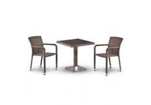 Комплект мебели из иск. ротанга T601DG/A2001G-W1289 Pale 2Pcs