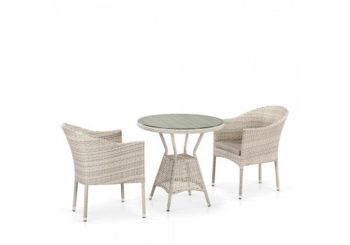 Комплект плетеной мебели T705ANT/Y350-W85 2Pcs Latte