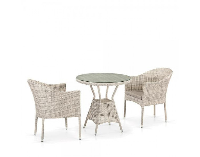 Комплект плетеной мебели T705ANT/Y350-W85 2Pcs Latte