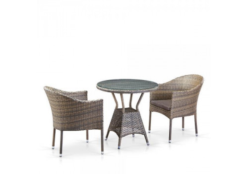 Комплект плетеной мебели T705ANT/Y350G-W1289 2Pcs Pale