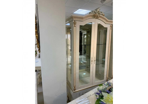 Витрина 2-дверная  Теодора TEODORA 3868 , беж