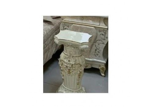 Пуф ТЕОДОРА TEODORA 3868, слоновая кость